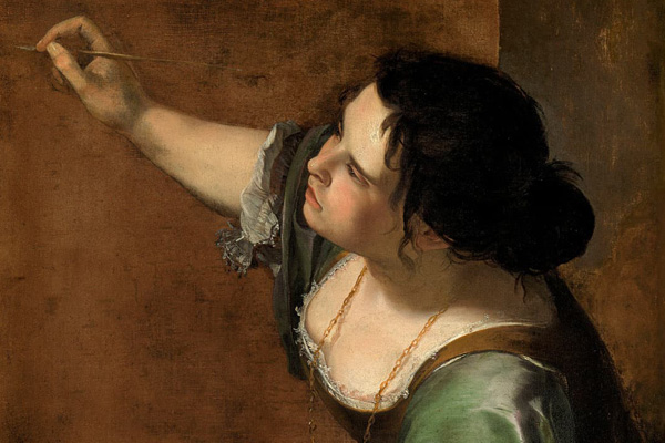 Artemisia Gentileschi - Self-portrait as the Allegory of Painting La Pittura - zoom-1
