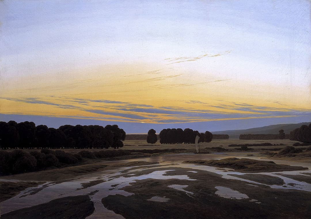 Caspar David Friedrich - Ostra-Gehege - 1832