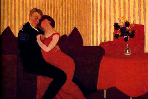 Felix Vallotton - The Lie - zoom