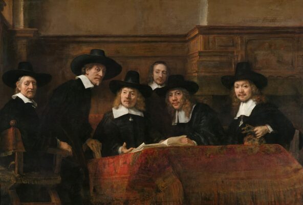 Rembrandt - The Syndics of the Amsterdam Drapers Guild - 1662