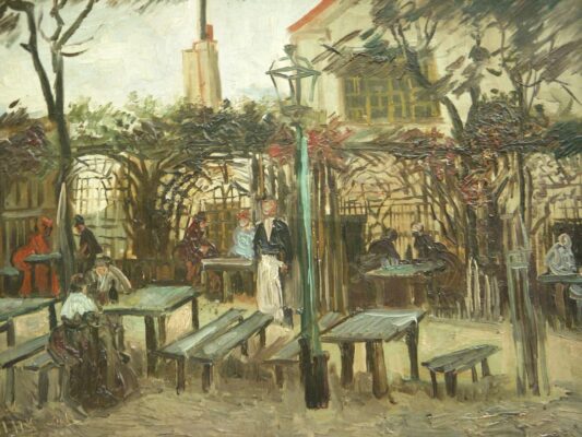 Vincent van Gogh - La Guinguette au Montmartre - 1886