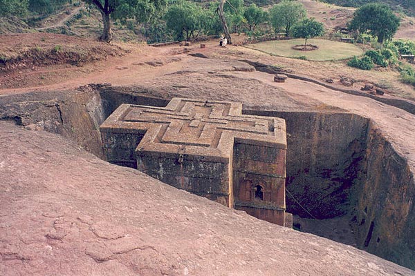 Lalibela - Bet Giyorgis Church - zoom