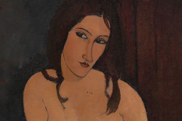 Amedeo Modigliani - Seated Nude - 1917 - zoom