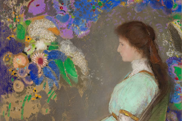 Odilon Redon - Violette Heymann - zoom