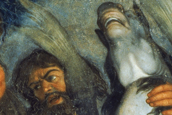 Caravaggio - Jupiter Neptune and Pluto - detail