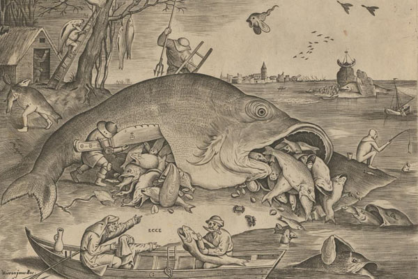 Pieter Brueghel - Big Fish Eat Small Fish - thumbnail