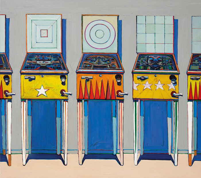 Wayne Thiebaud - Four Pinball Machines - 1962