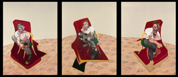 Francis Bacon - Three studies for a portrait of Lucian Freud - 1966