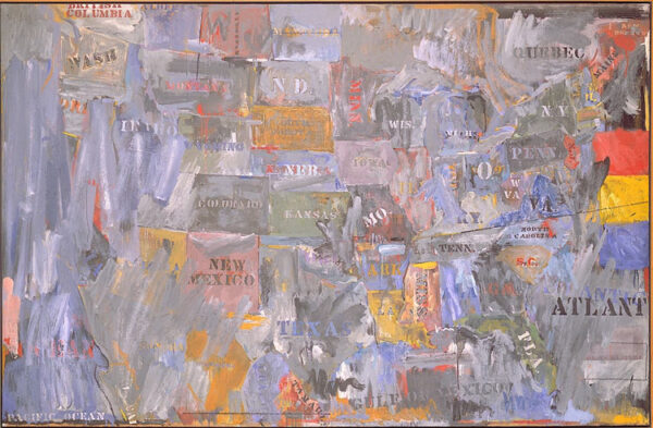 Jasper Johns - Map - 1963
