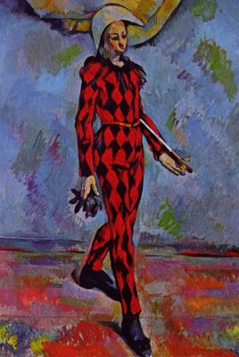 Paul Cezanne - Arlequin - 1888-90