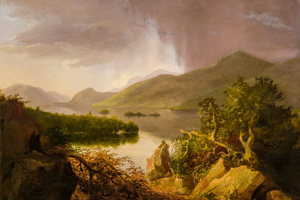 Thomas Cole - View on Lake George - thumbnail