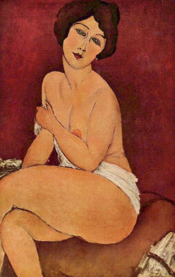 Amedeo Modigliani - La Belle Romaine - 1917