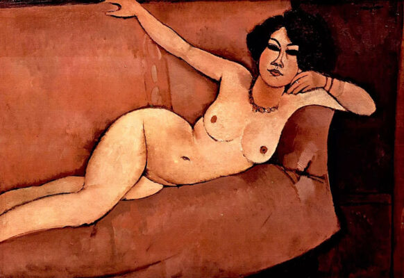 Amedeo Modigliani - Nu au sofa Almaisa - 1916