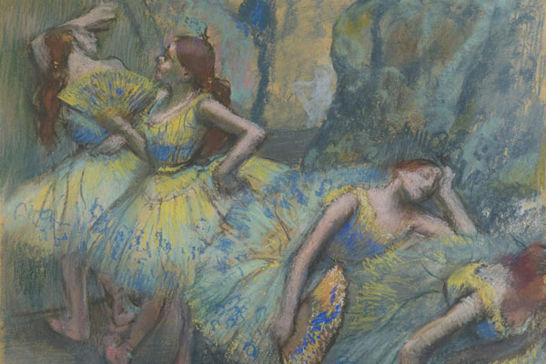 Edgar Degas - Ballet Dancers in the Wings - thumbnail