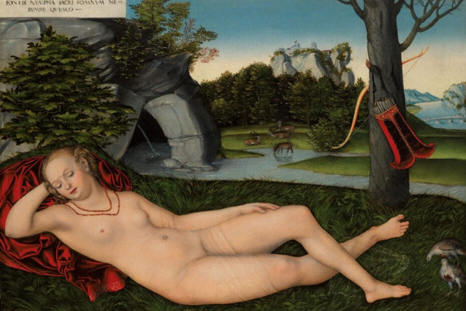 Lucas Cranach the Elder - The Nymph of the Spring - 1640