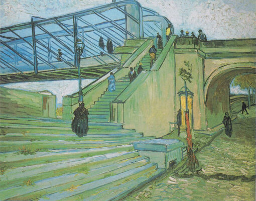 Vincent van Gogh - Le pont de Trinquetaille - 1888