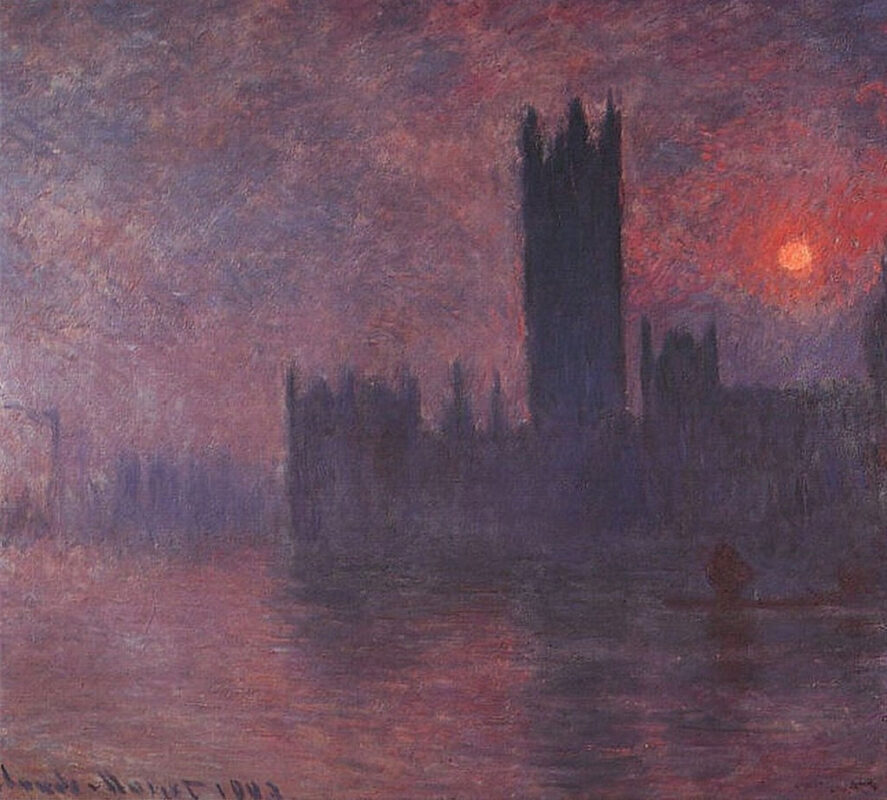 Claude Monet - Le Parlement soleil couchant - 1903
