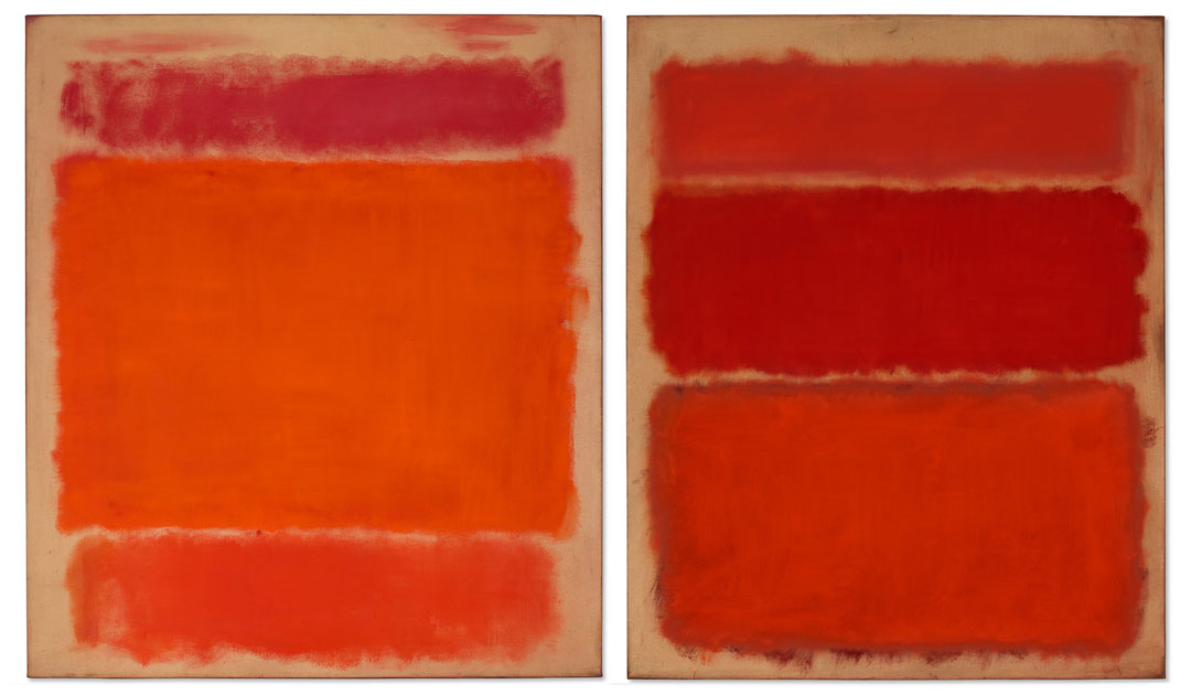 Mark Rothko - Tonos de rojo sin título - No. 1 1962