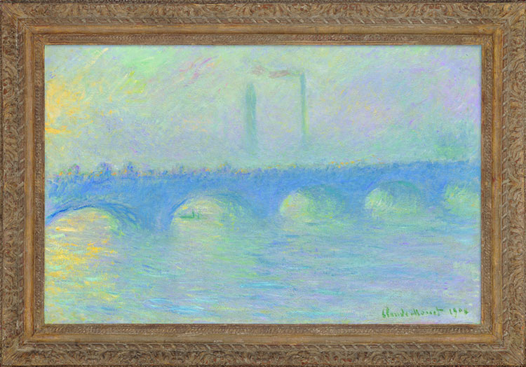 Claude Monet - Waterloo Bridge - effet de brume - thumbnail