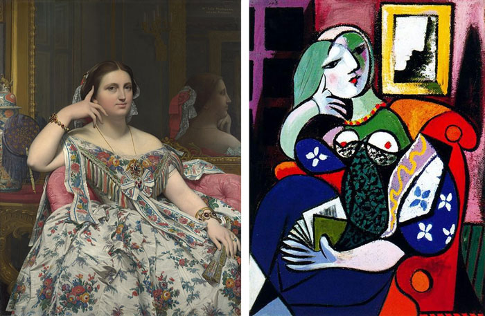 Picasso and Ingres meet in California