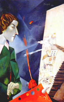 Marc Chagall - Self-Portrait with Palette - 1917