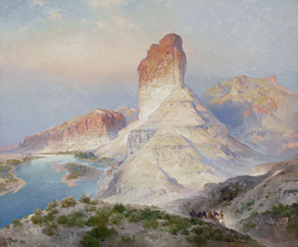 Thomas Moran - The Castle Rock Green River Wyoming - 1913