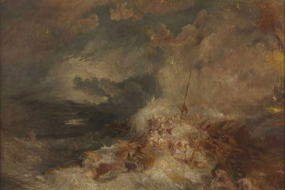 Joseph Mallord William Turner - A Disaster at Sea - c1835-1