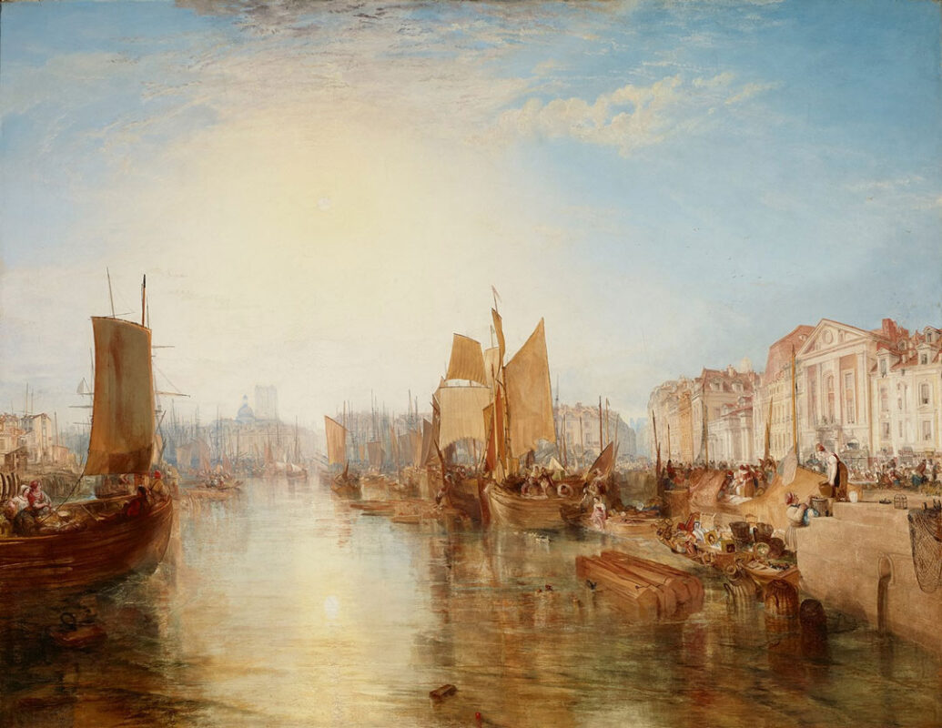 Joseph Mallord William Turner - Puerto de Dieppe - Cambio de domicilio - 1825-26