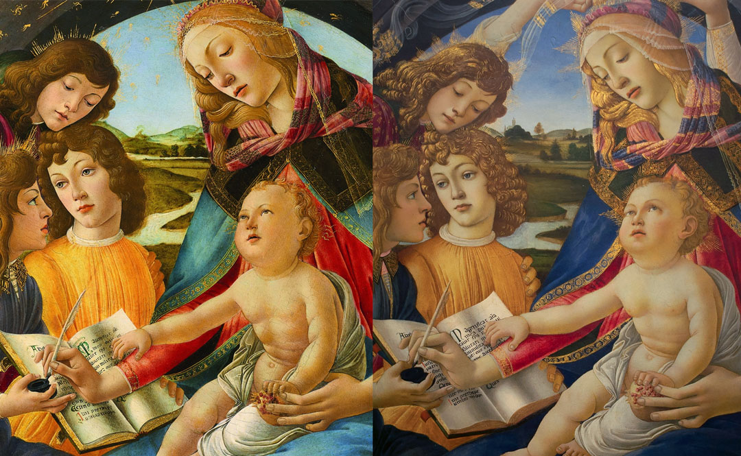Sandro Botticelli - Madonna of the Magnificat - versions