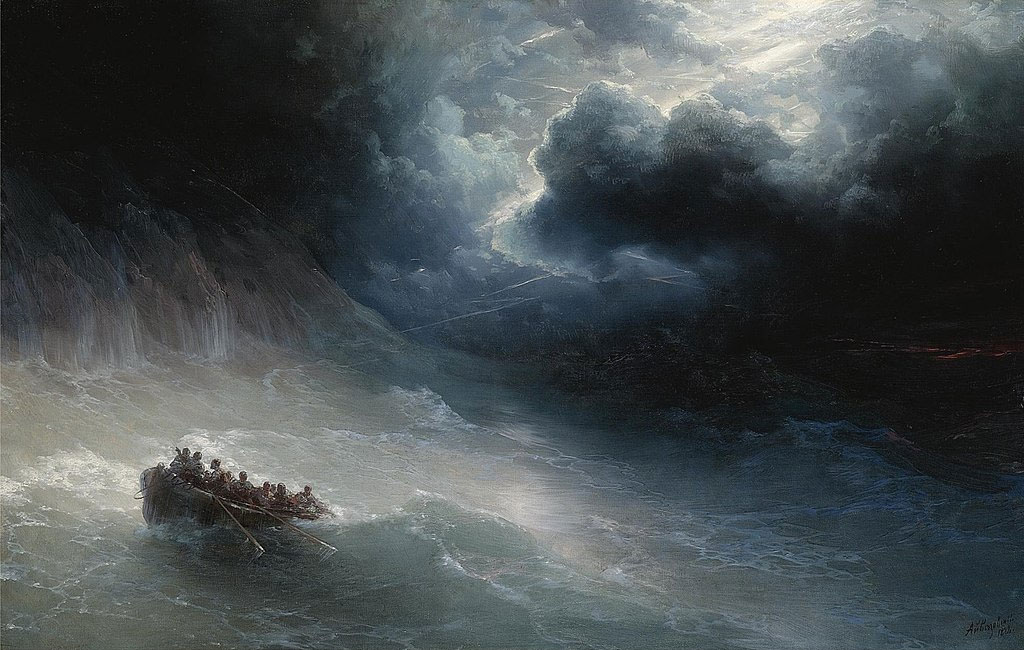 Ivan Ayvazovsky - The wrath of the seas - 1886