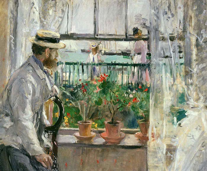 Berthe Morisot - Eugene Manet on the Isle of Wigh - thumbnail