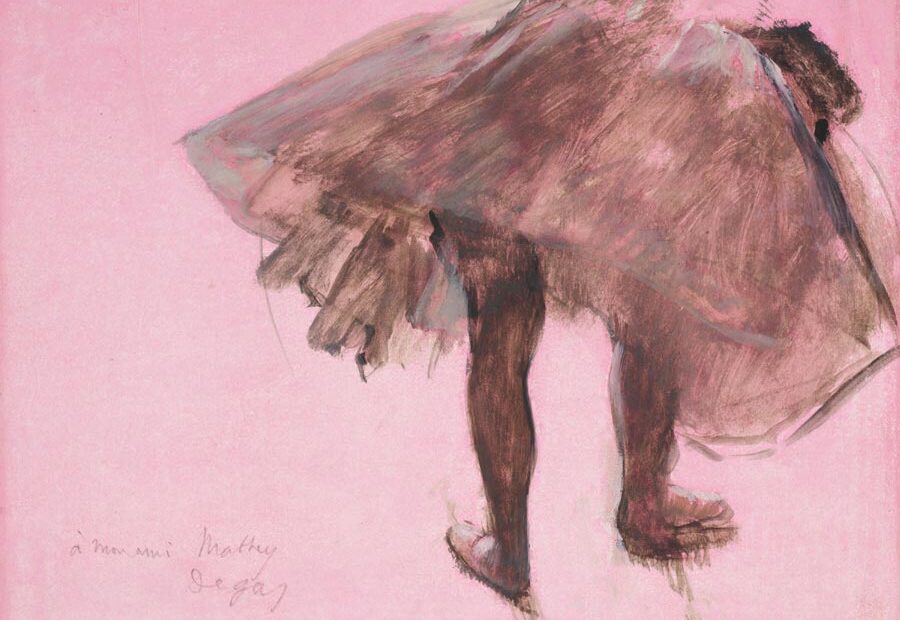 Edgar Degas - Dancer seen from behind - 1873