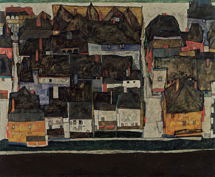 Egon Schiele - Little City IV - 1918