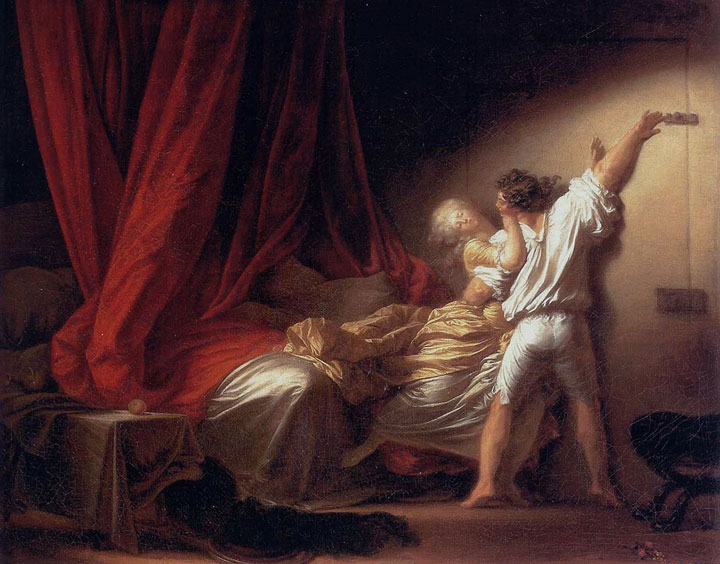 Jean-Honore Fragonard - Le Verrou - Thumbnail