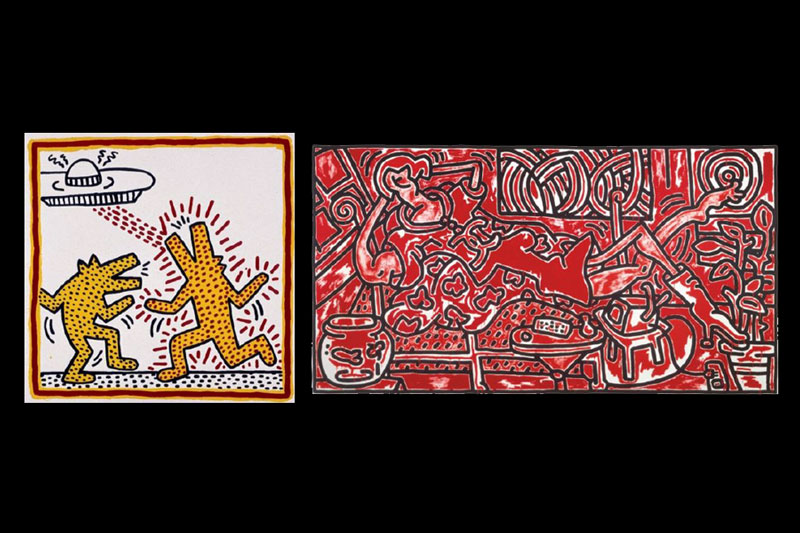 Keith Haring, from coast to coast