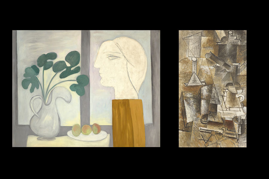 Pablo Picasso - Nature morte à la fenêtre - Cafetière tasse et pipe
