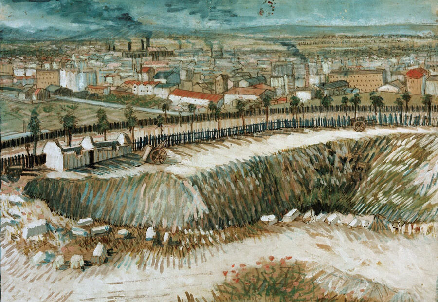 Vincent van Gogh - Outskirts of Paris View from Montmartre - 1887