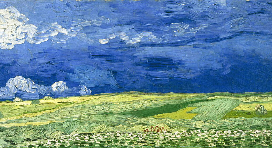 Vincent van Gogh - Wheatfield under Thunderclouds - 1890