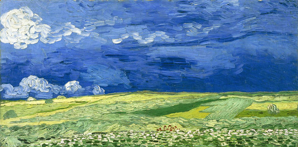 Vincent van Gogh - Wheatfield under Thunderclouds - 1890