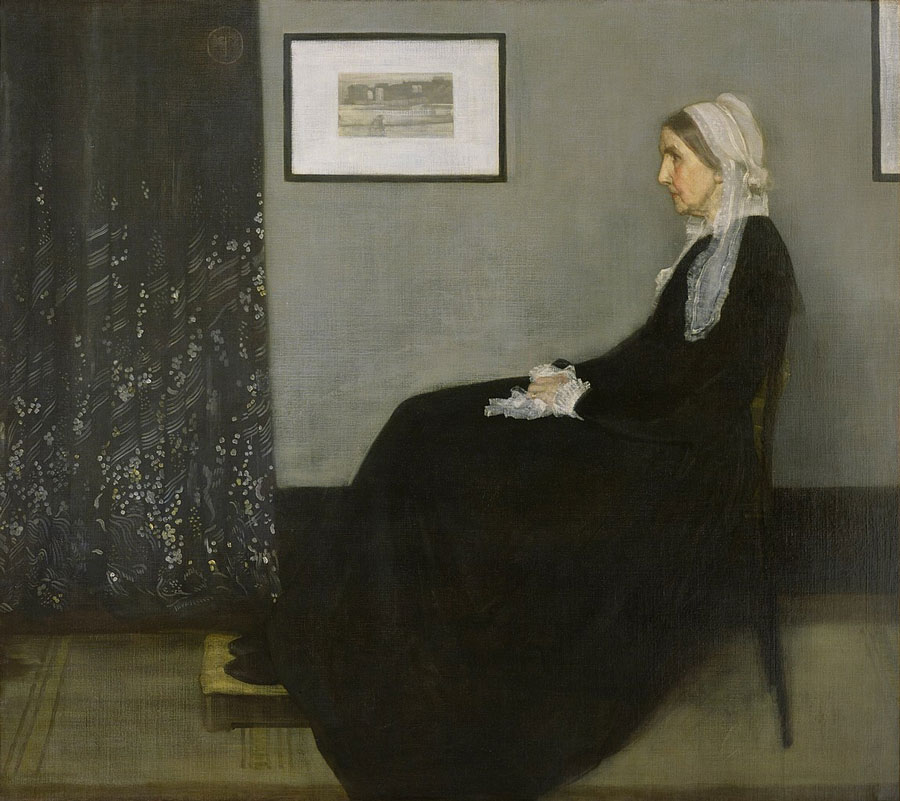 James McNeill Whistler - The Artists Mother - 1871