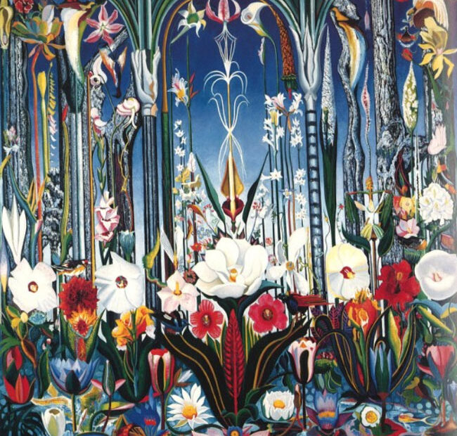 Joseph Stella - Flowers Italy - c1930