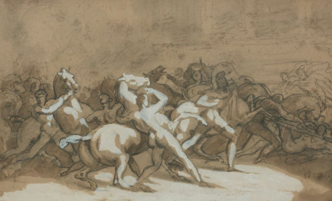 Géricault’s horses on view at the Musée de la Vie Romantique