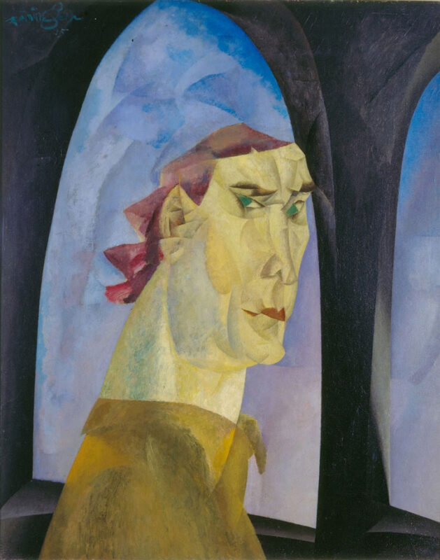 Lyonel Feininger - Self Portrait - 1915