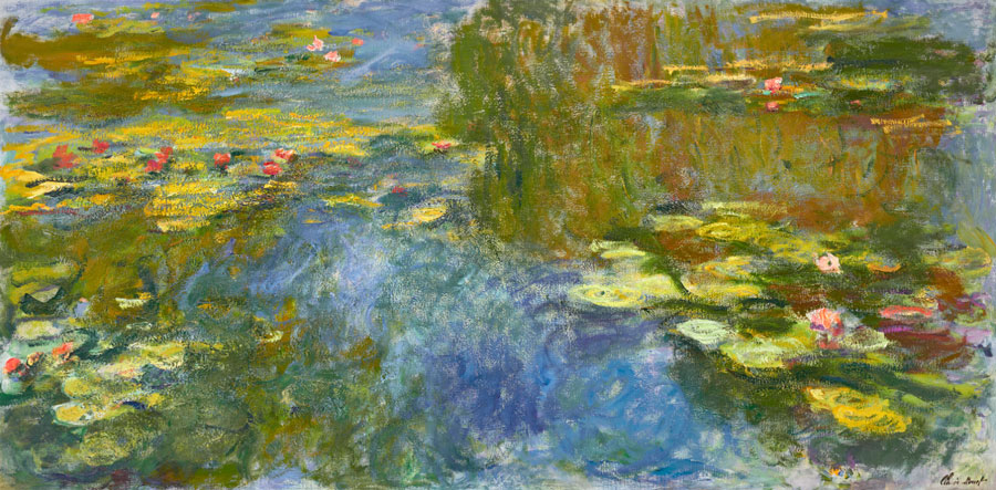 Claude Monet - Le bassin aux nympheas - 1917-19