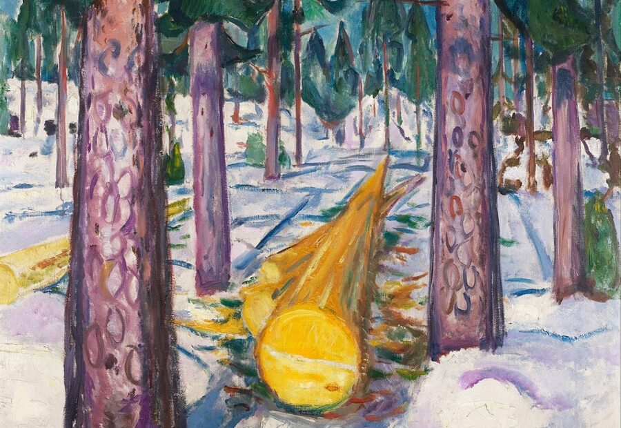 Edvard Munch - The Yellow Log - 1913