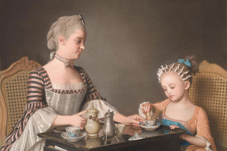 Jean-Etienne Liotard - The Lavergne Family Breakfast - 1754