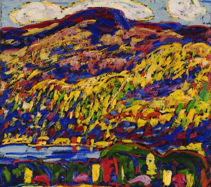 Marsden Hartley - Mountain Lake - Autumn - 1910