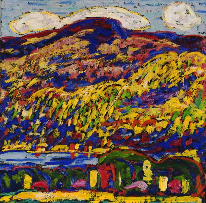 Marsden Hartley - Mountain Lake - Autumn - 1910
