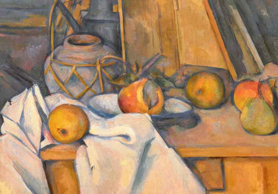 Paul Cezanne - Fruits et pot de gingembre - 1890-93