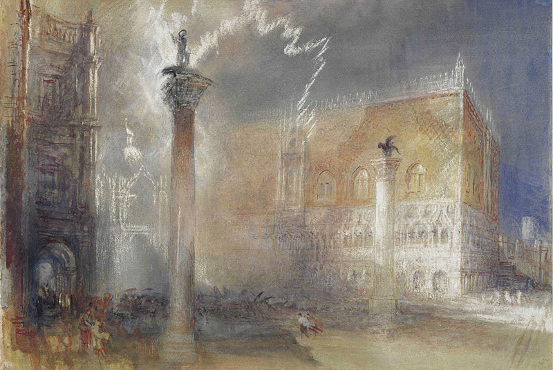 Joseph Mallord William Turner - The Piazzetta Venice - 1840